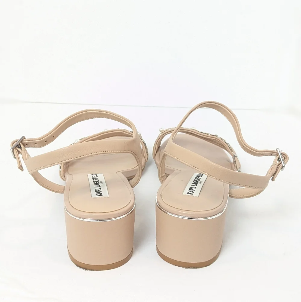Karl Lagerfeld leather Tori sandals - Picture 7 of 16